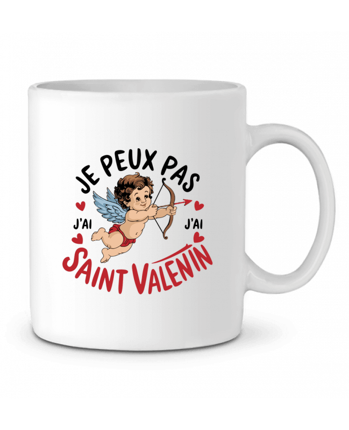 Mug  je peux pas j'ai saint Valentin par bwilfy