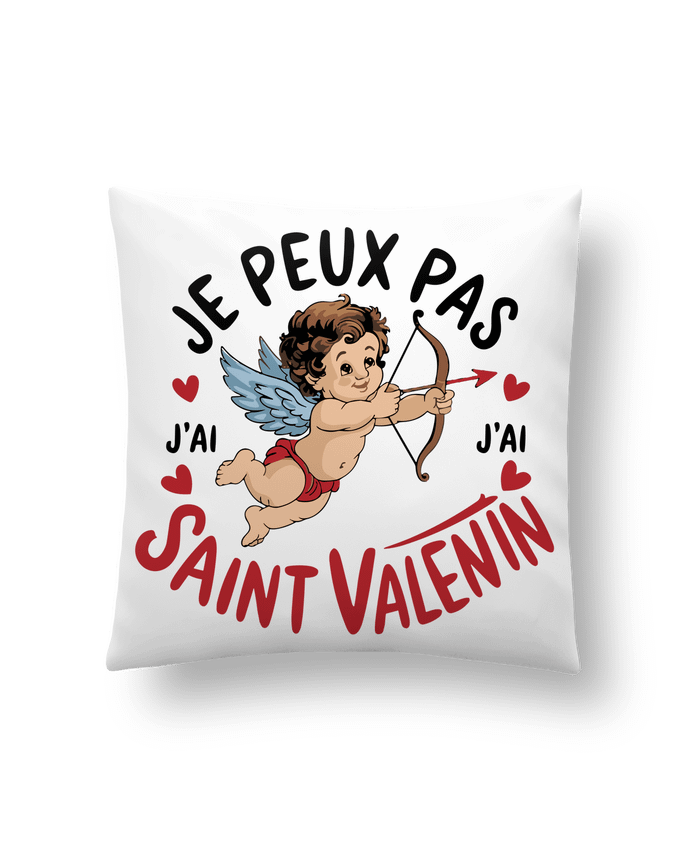 Coussin je peux pas j'ai saint Valentin par bwilfy