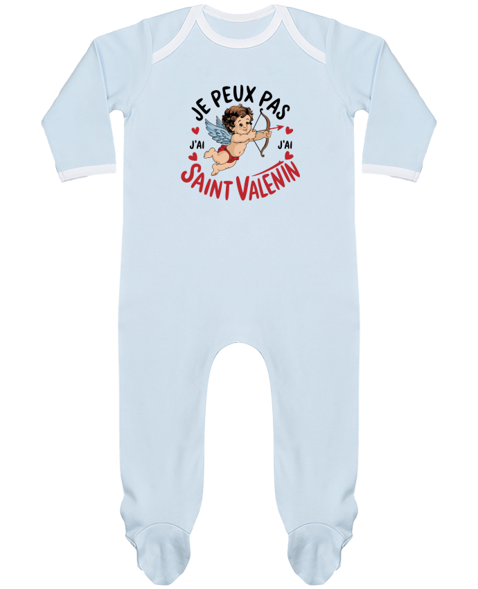 Body Pyjama Bébé je peux pas j'ai saint Valentin par bwilfy