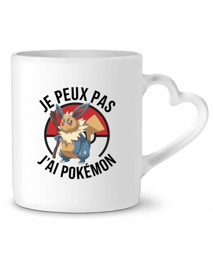 Mug coeur je peux pas j'ai Pokemon par bwilfy