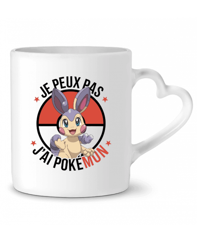Mug coeur je peux pas j'ai Pokemon par bwilfy