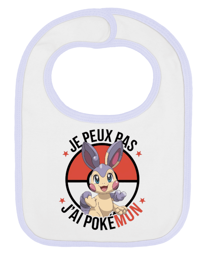 Bavoir bébé uni je peux pas j'ai Pokemon par bwilfy