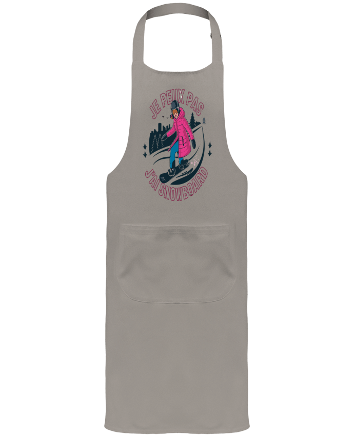 Tablier avec poches je peux pas j'ai snowboard par bwilfy