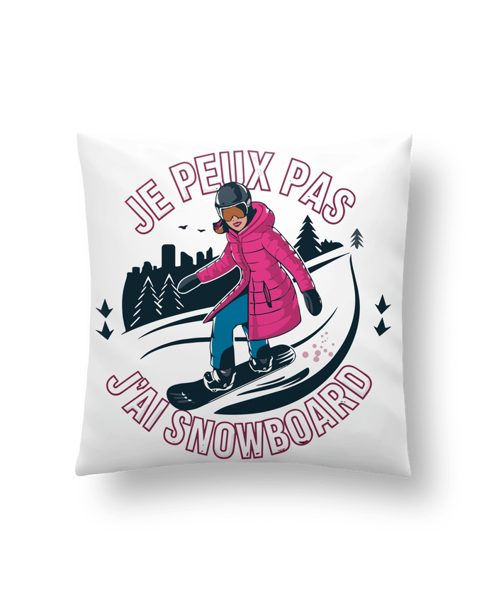 Coussin je peux pas j'ai snowboard par bwilfy