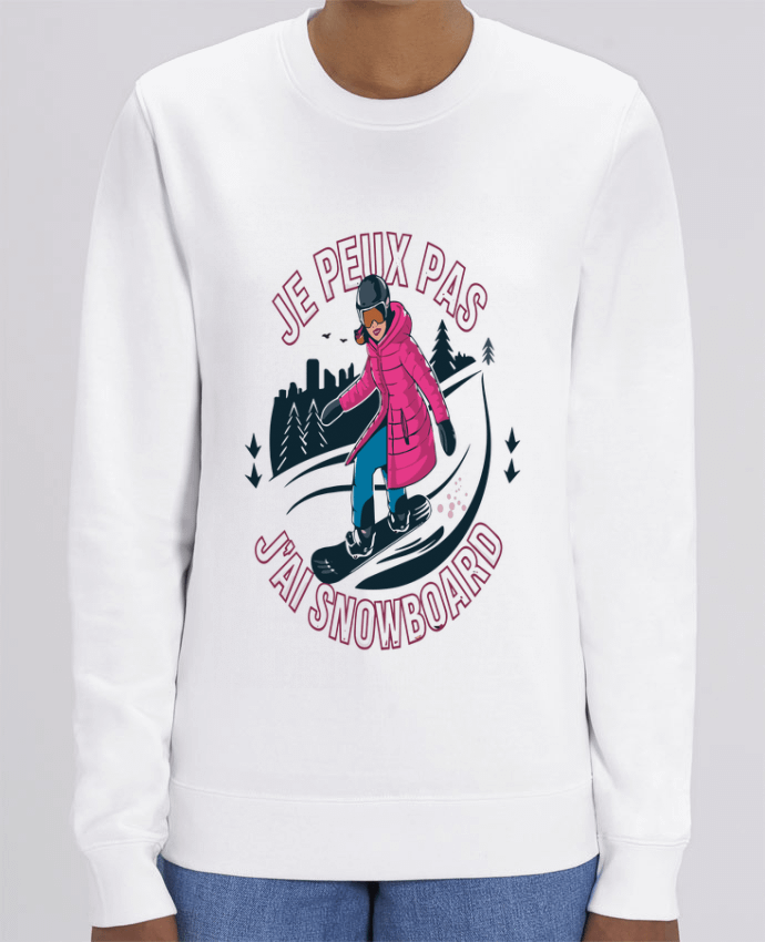Sweat-shirt je peux pas j'ai snowboard Par bwilfy
