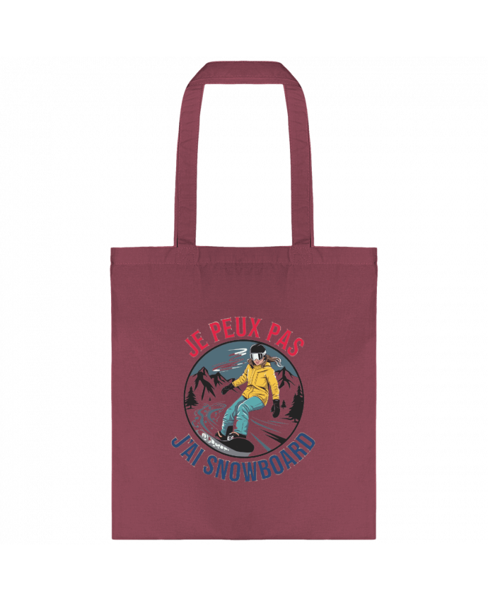 Tote-bag je peux pas jai snowboard par bwilfy