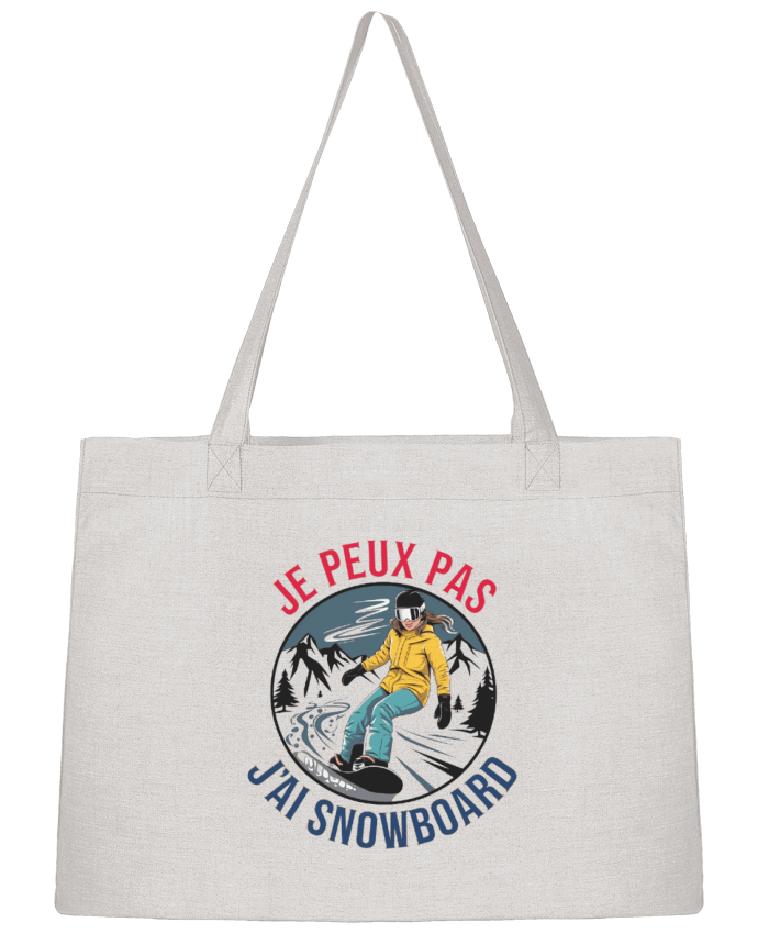 Sac Shopping je peux pas jai snowboard par bwilfy