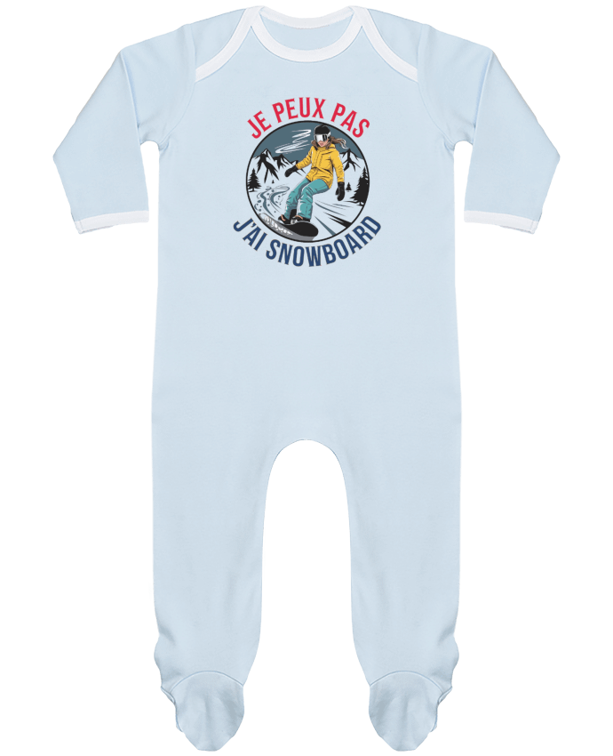Body Pyjama Bébé je peux pas jai snowboard par bwilfy