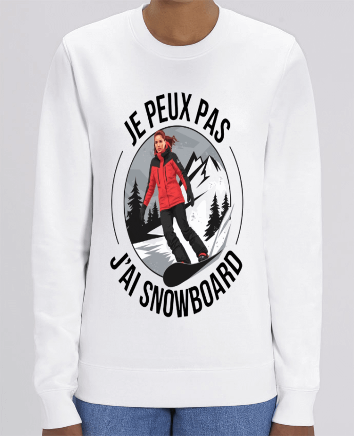 Sweat-shirt je peux pas j'ai snowboard Par bwilfy