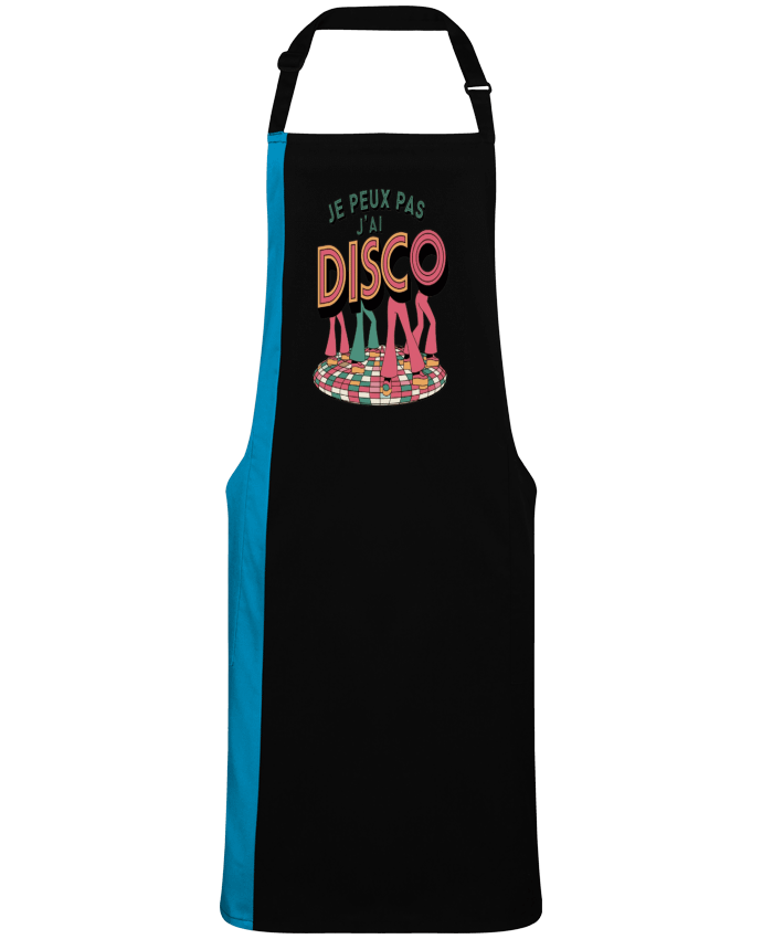 Tablier bicolore je peux pas j'ai disco par  bwilfy
