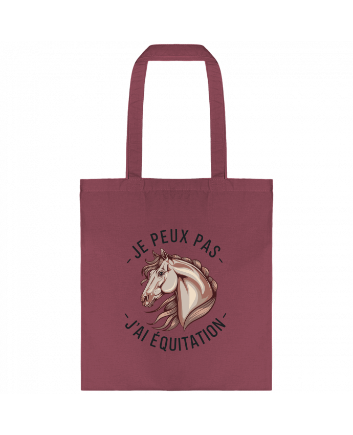 Tote-bag je peux pas j'ai équitation par bwilfy