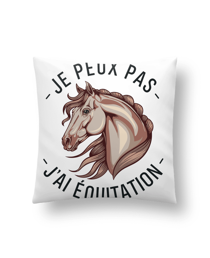 Coussin je peux pas j'ai équitation par bwilfy