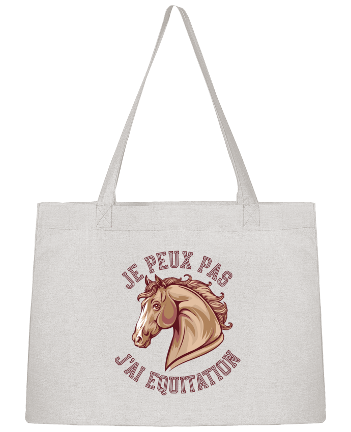 Sac Shopping je peux pas j'ai equitation par bwilfy