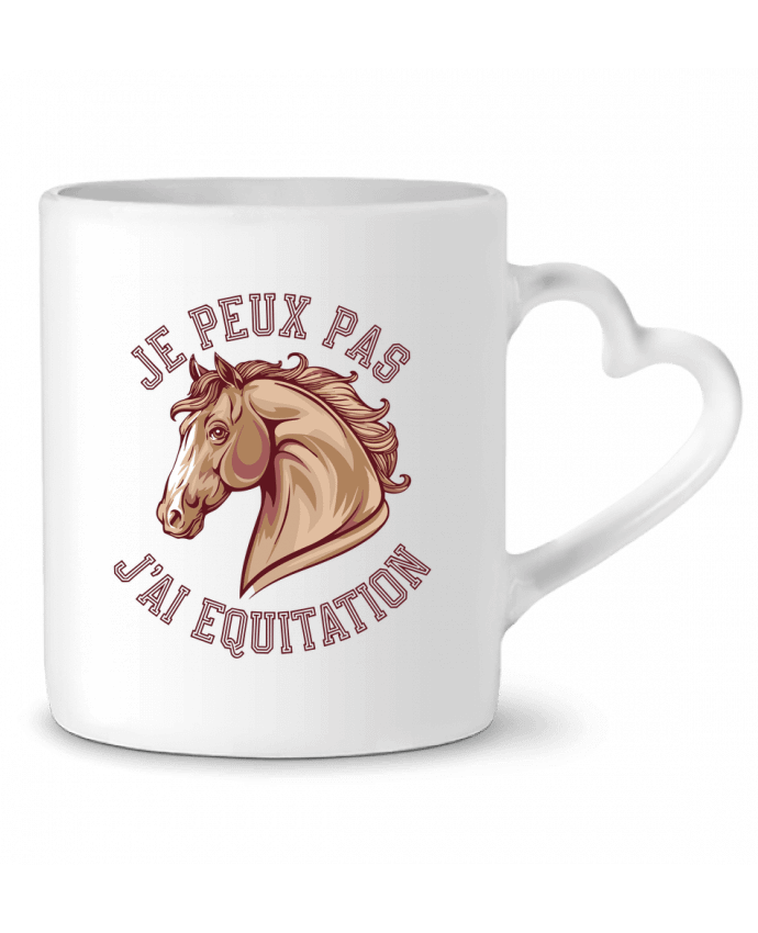 Mug coeur je peux pas j'ai equitation par bwilfy