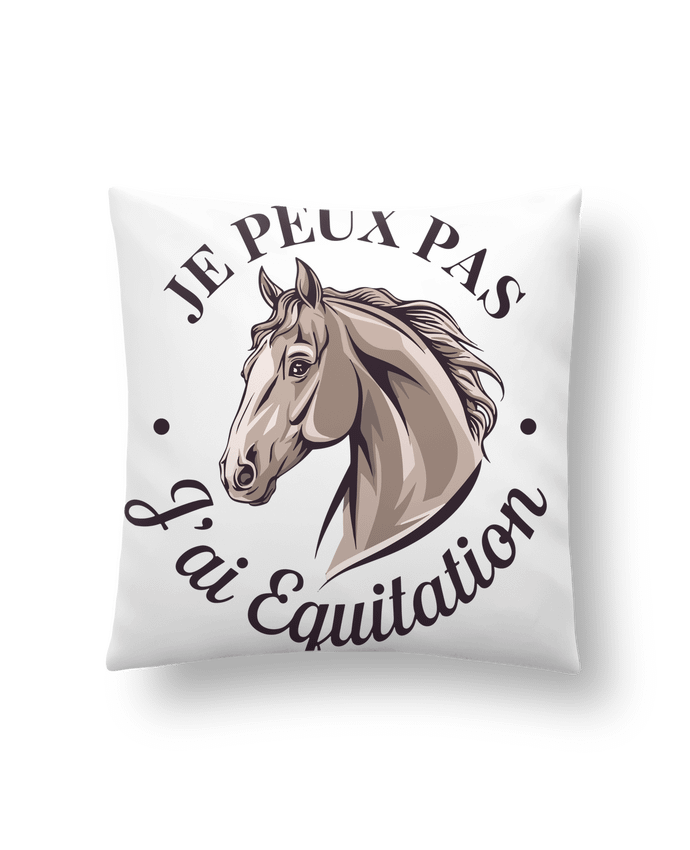Coussin je peux pas j'ai équitation par bwilfy