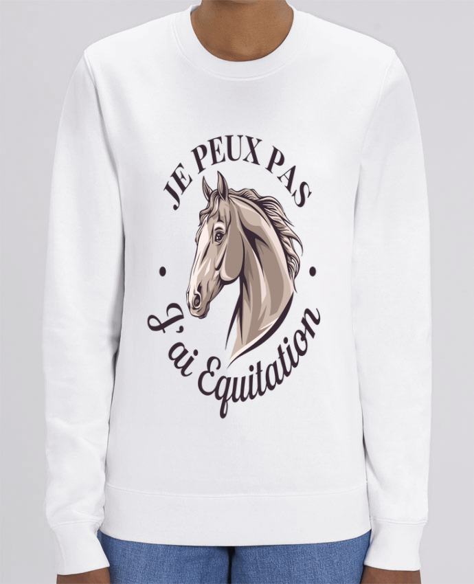 Sweat-shirt je peux pas j'ai équitation Par bwilfy