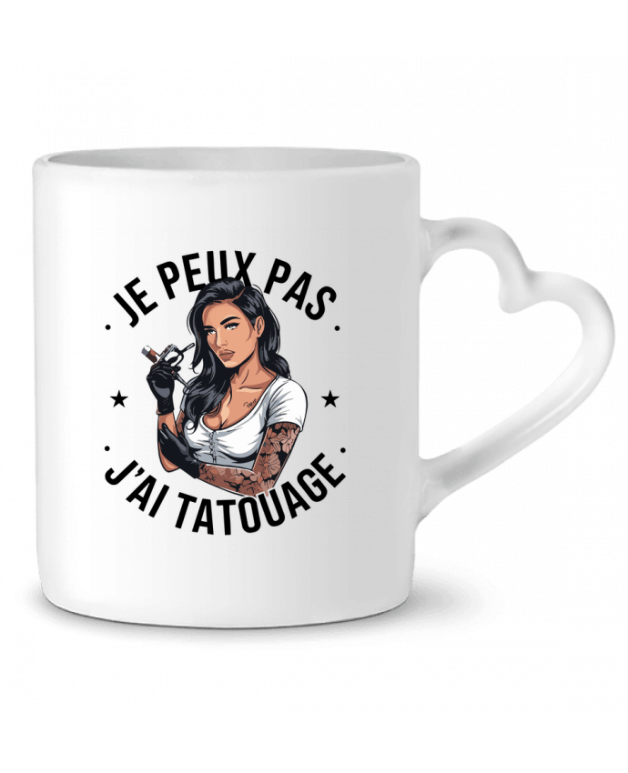 Mug coeur je peux pas j'ai tatouage par bwilfy