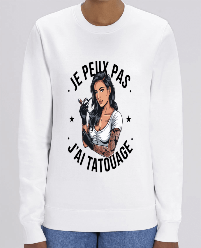 Sweat-shirt je peux pas j'ai tatouage Par bwilfy