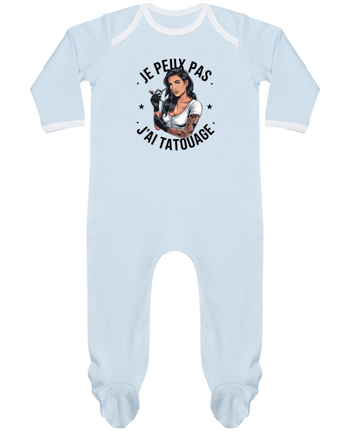 Body Pyjama Bébé je peux pas j'ai tatouage par bwilfy