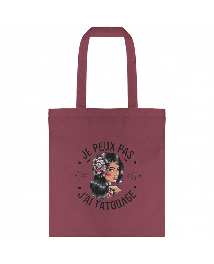 Tote-bag je peux pas j'ai tatouage par bwilfy
