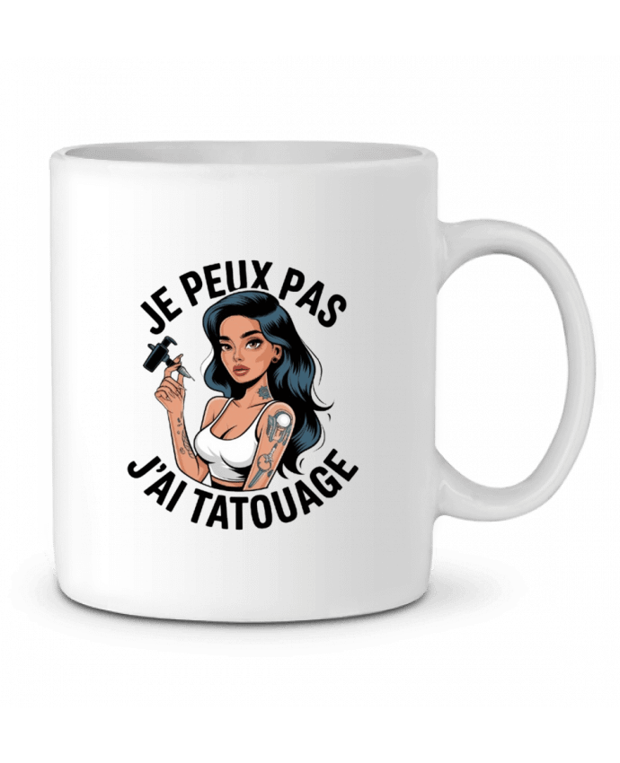 Mug  je peux pas j'ai tatouage par bwilfy