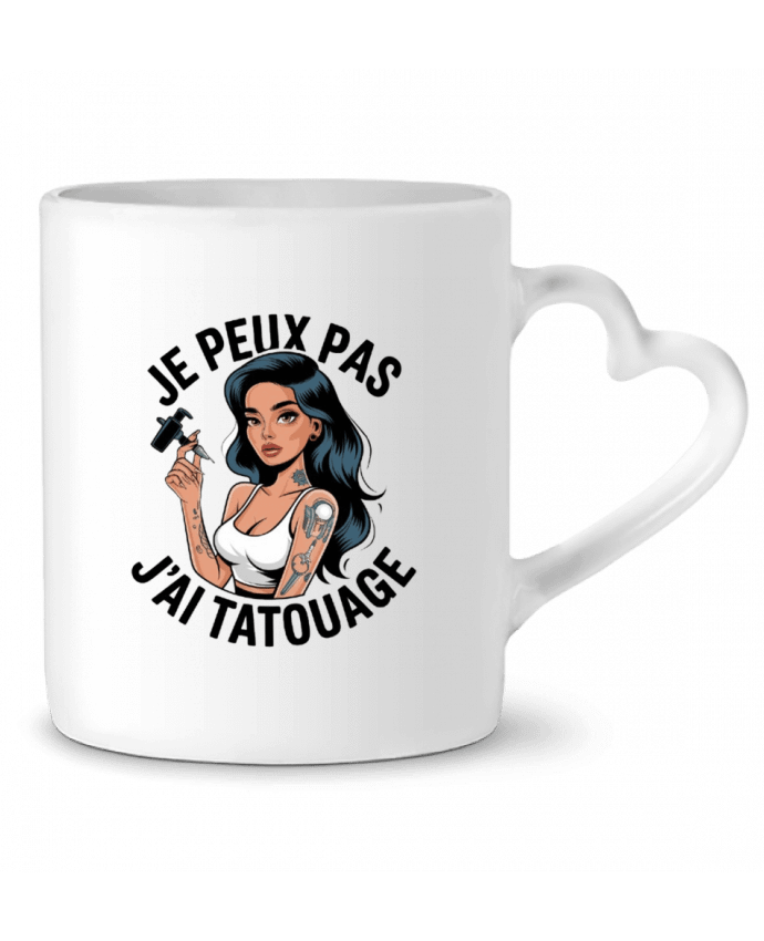 Mug coeur je peux pas j'ai tatouage par bwilfy