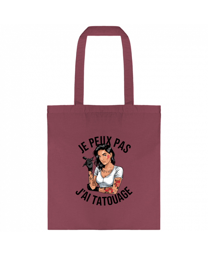 Tote-bag je peux pas j'ai tatouage par bwilfy