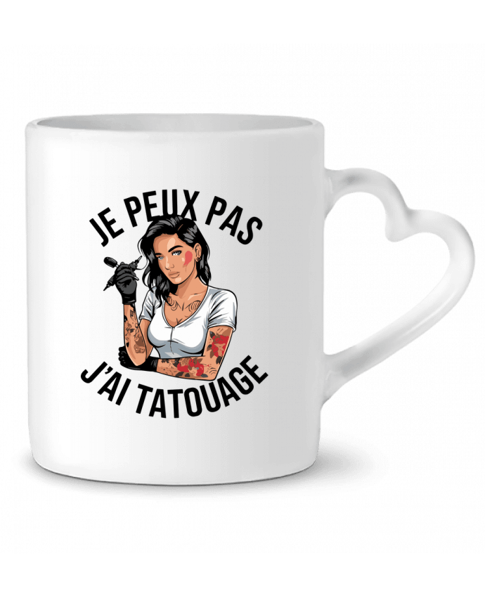 Mug coeur je peux pas j'ai tatouage par bwilfy