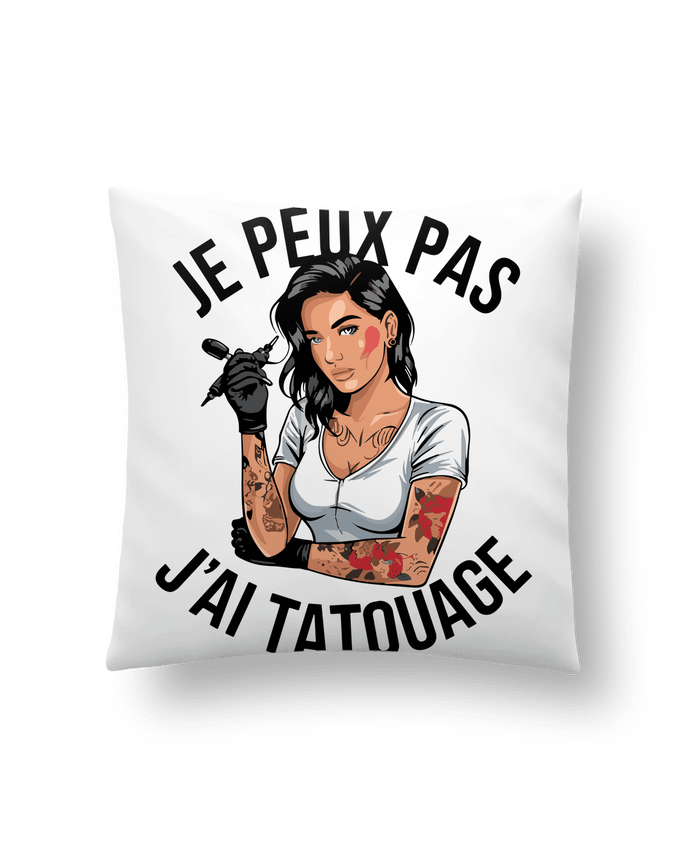 Coussin je peux pas j'ai tatouage par bwilfy