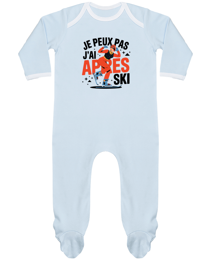 Body Pyjama Bébé je peux pas j'ai après ski par bwilfy