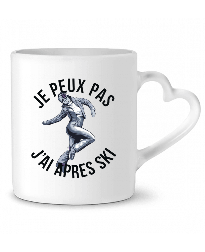 Mug coeur je peux pas j'ai après ski par bwilfy