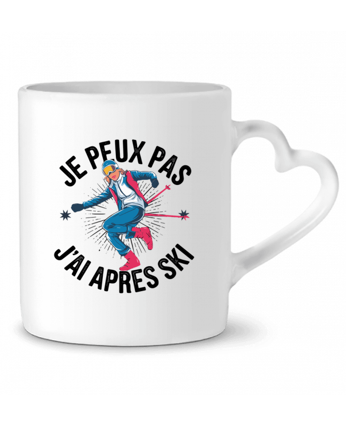 Mug coeur je peux pas j'ai après ski par bwilfy
