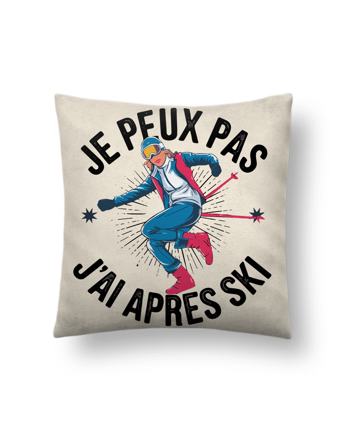 Coussin suédine je peux pas j'ai après ski par bwilfy