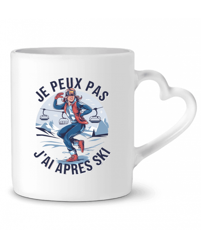 Mug coeur je peux pas j'ai après ski par bwilfy