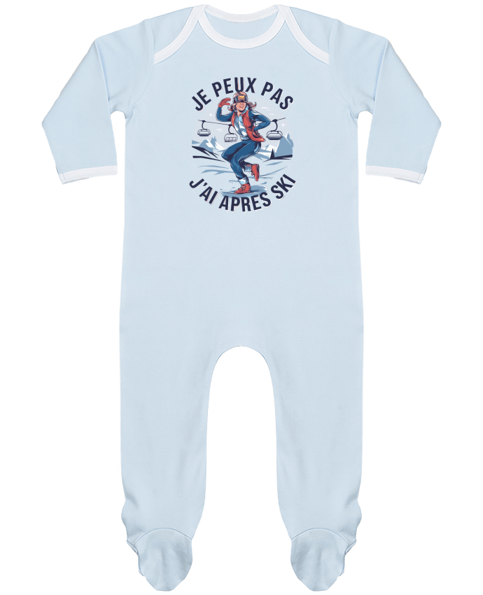 Body Pyjama Bébé je peux pas j'ai après ski par bwilfy