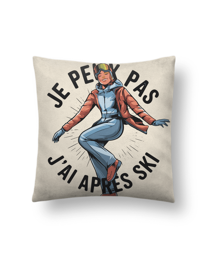 Coussin suédine je peux pas j'ai après ski par bwilfy