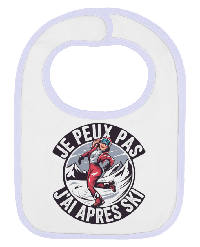 Bavoir bébé uni je peux pas j'ai après ski par bwilfy