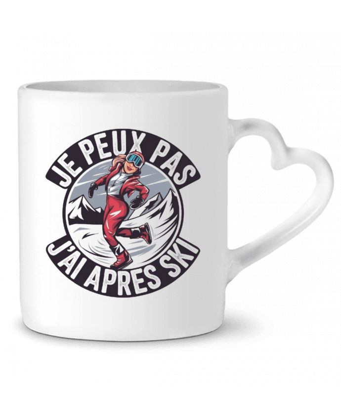 Mug coeur je peux pas j'ai après ski par bwilfy