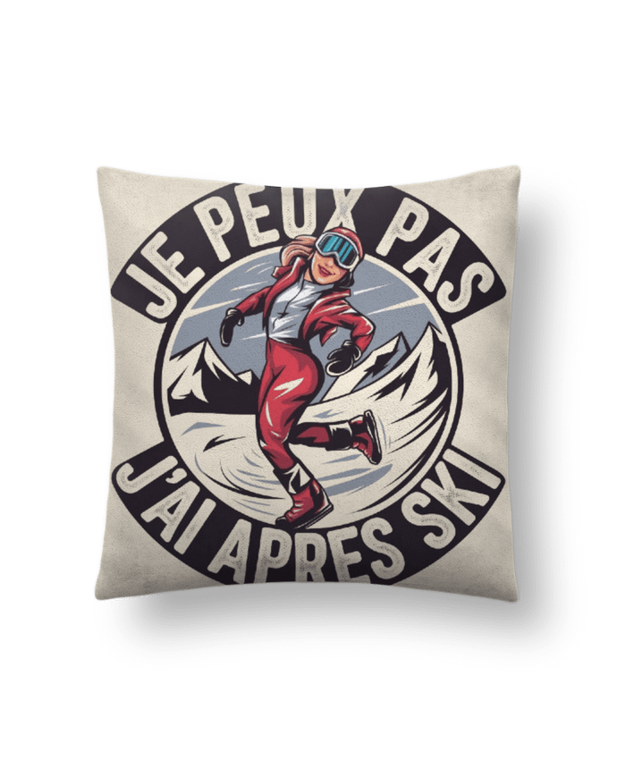Coussin suédine je peux pas j'ai après ski par bwilfy
