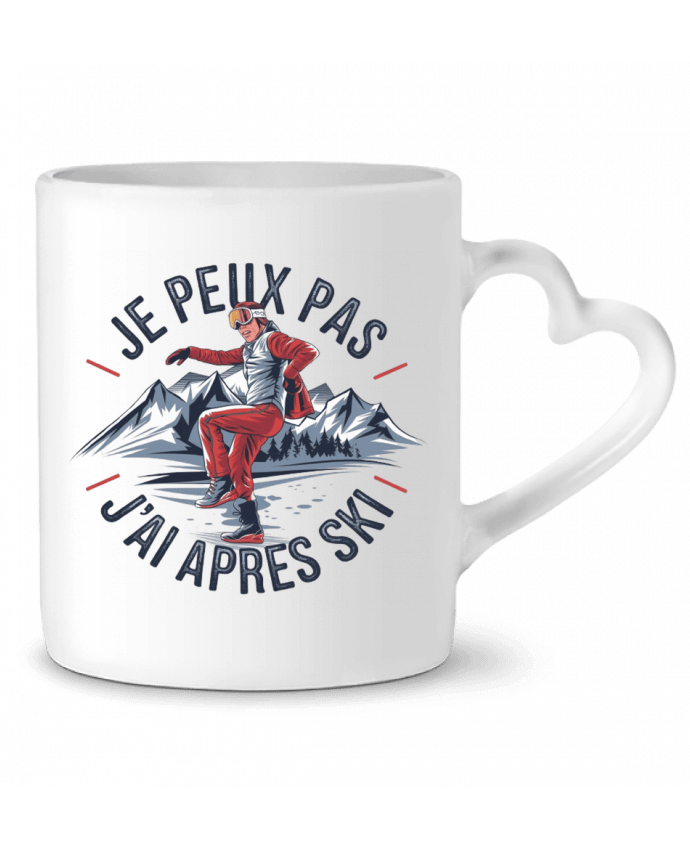 Mug coeur je peux pas j'ai après ski par bwilfy
