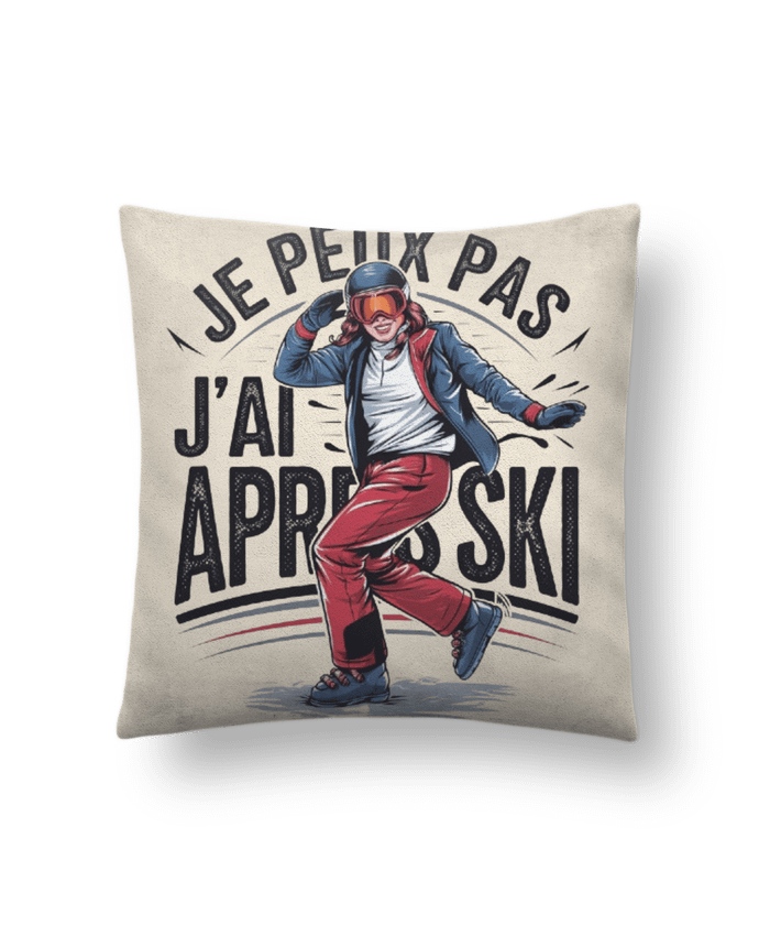 Coussin suédine je peux pas j'ai après ski par bwilfy