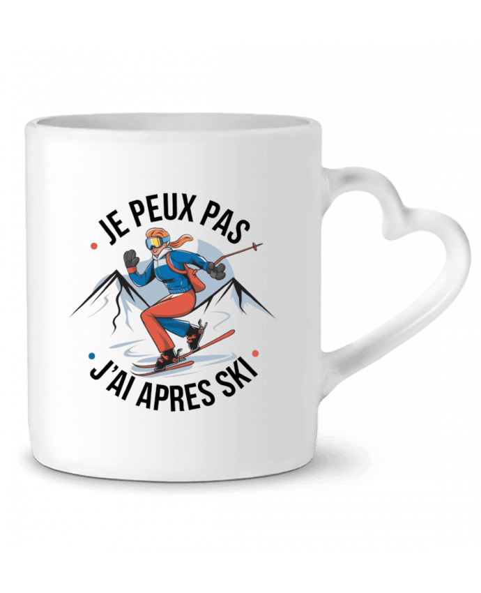 Mug coeur je peux pas j'ai après ski par bwilfy