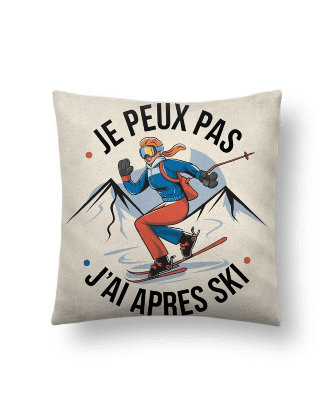 Coussin suédine je peux pas j'ai après ski par bwilfy