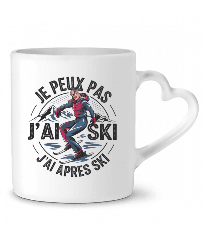 Mug coeur je peux pas j'ai après ski par bwilfy