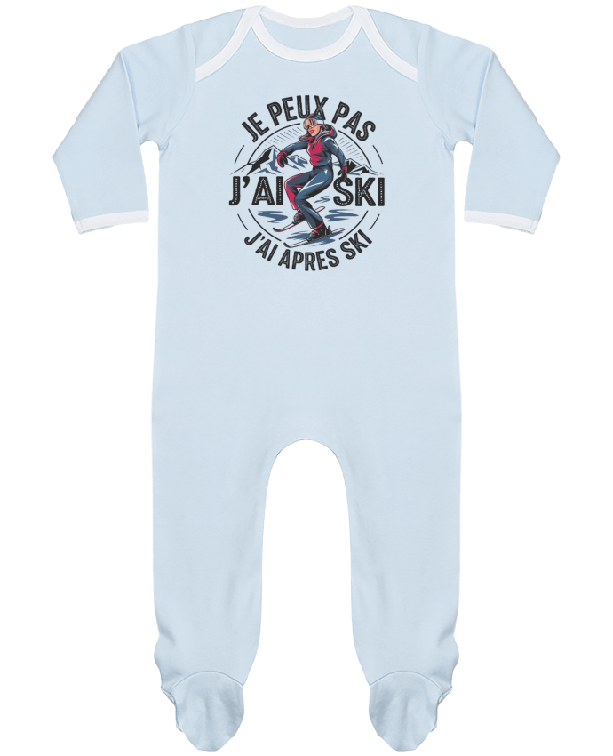 Body Pyjama Bébé je peux pas j'ai après ski par bwilfy