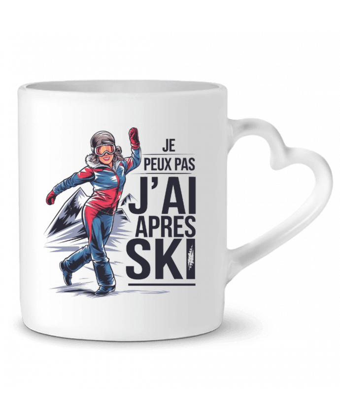 Mug coeur je peux pas j'ai après ski par bwilfy