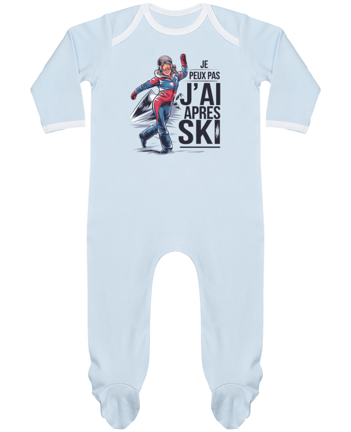 Body Pyjama Bébé je peux pas j'ai après ski par bwilfy