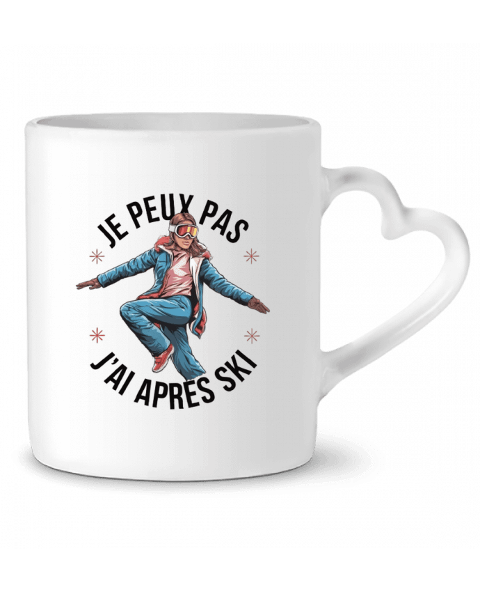 Mug coeur je peux pas j'ai après ski par bwilfy