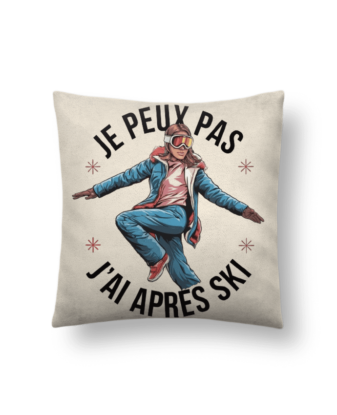 Coussin suédine je peux pas j'ai après ski par bwilfy