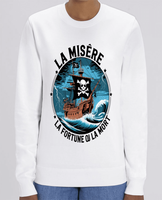 Sweat-shirt la misère la fortune ou la mort Par bwilfy